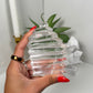 Clear Quartz Geometrical Carving (88e)