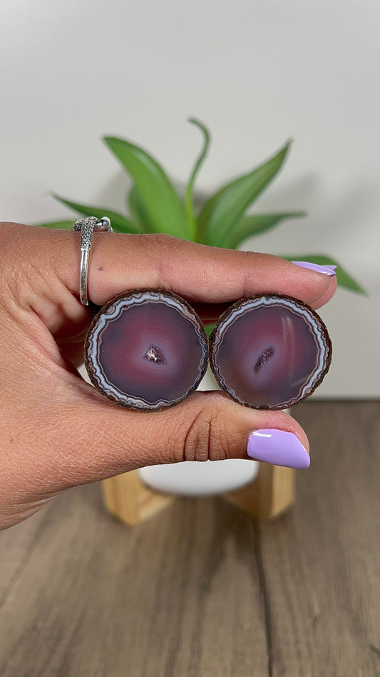 Zhangou Agate Pair (105P)