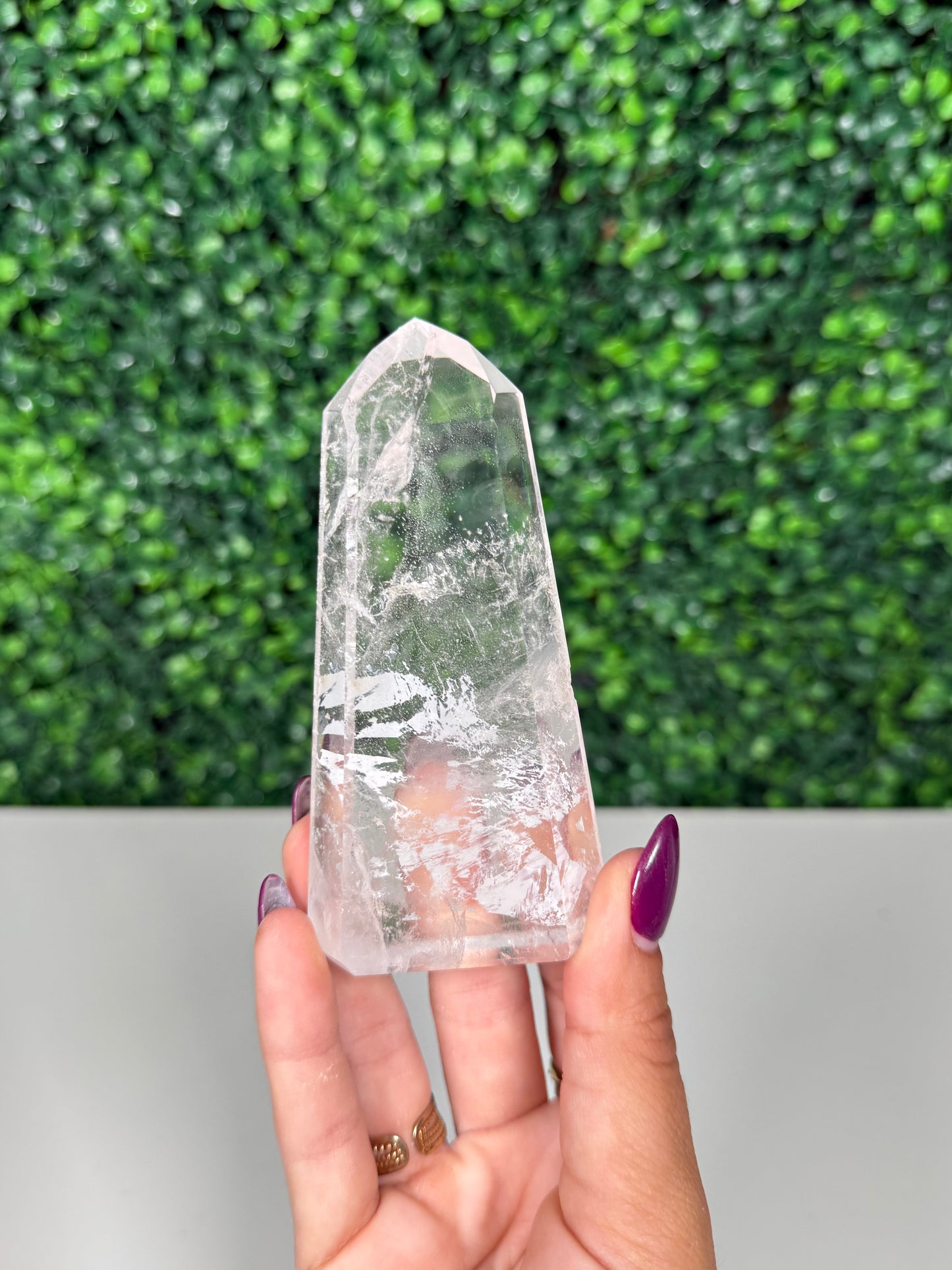 Clear Quartz Tower (49v imperfect)