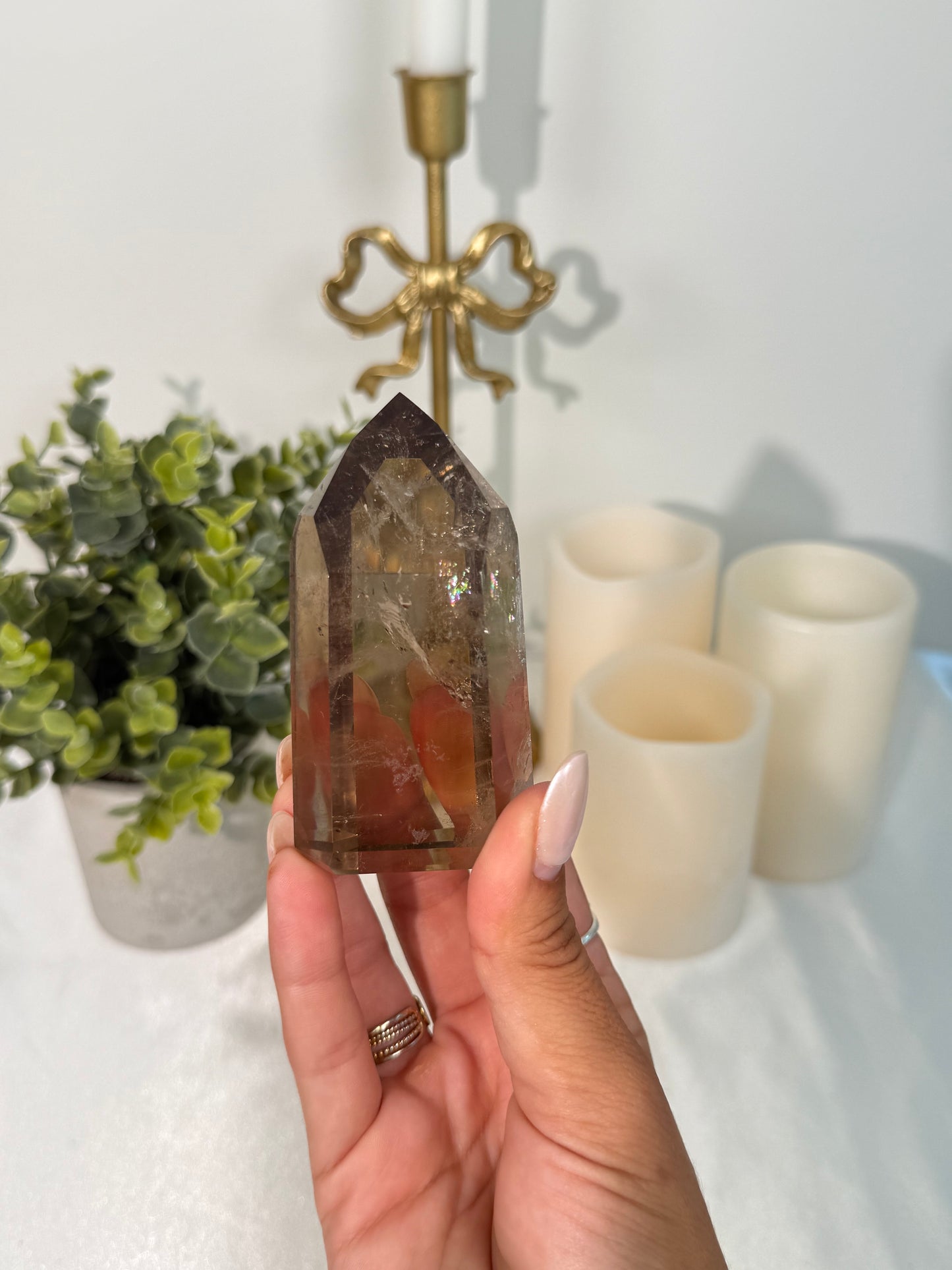 Smokey Quartz Tower (58c)