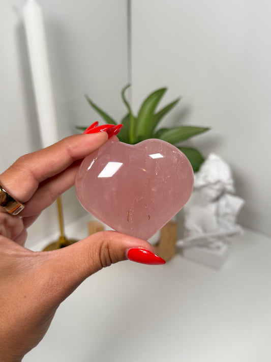 Rose Quartz Heart (10c)