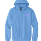 Aquamoon Crystals Carolina Blue Hoodie