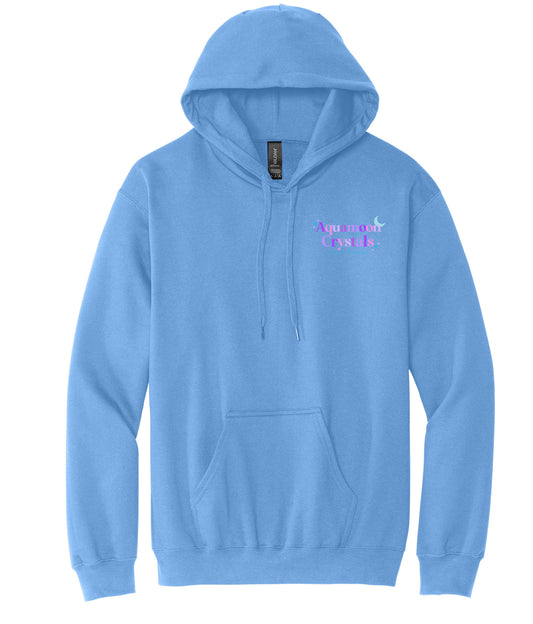 Aquamoon Crystals Carolina Blue Hoodie