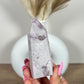 Pink Amethyst Flower Agate Tower (14n)