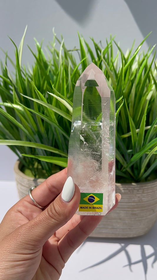 High Quality Lemurian Quartz Point (105)