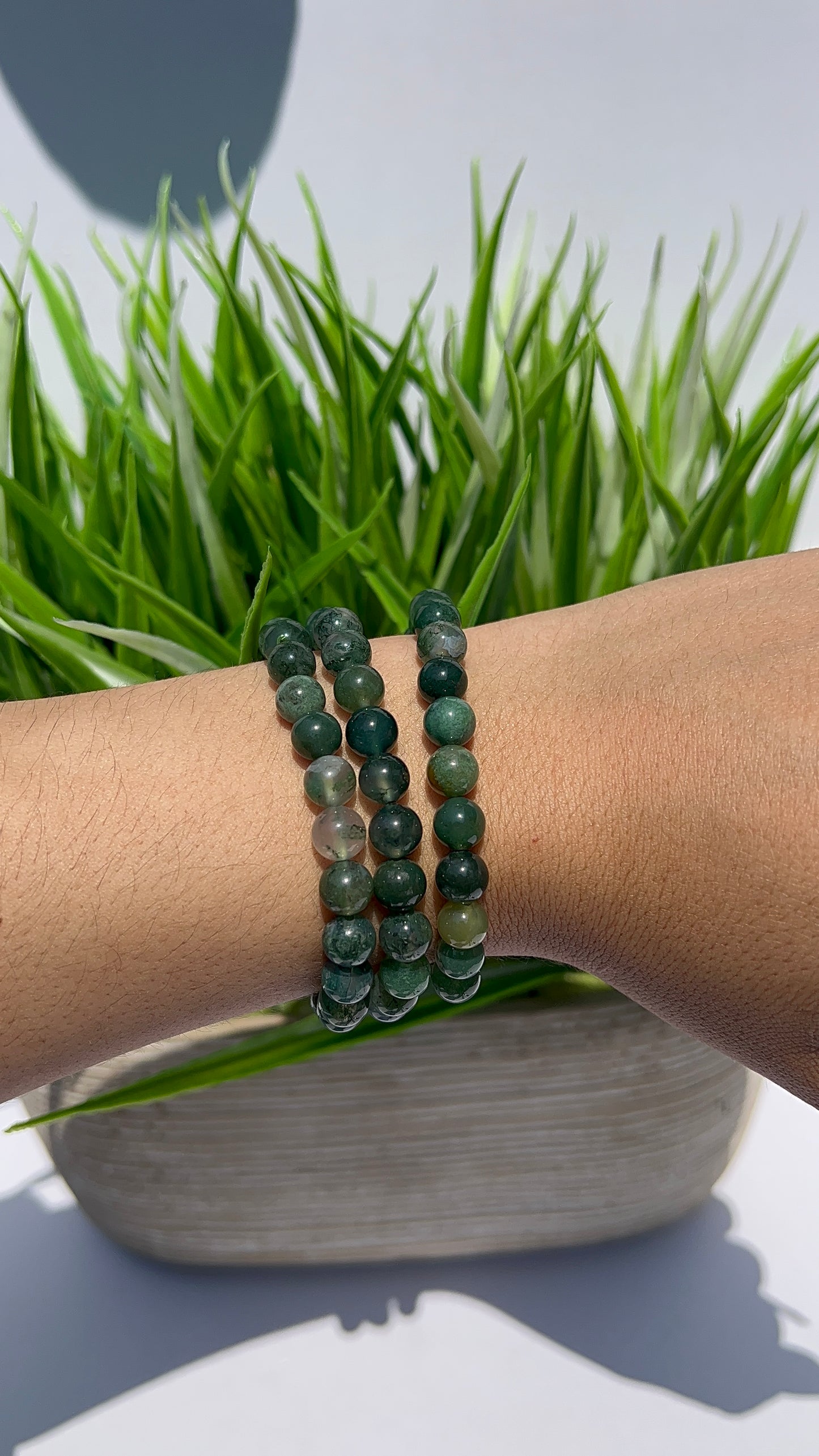 Moss Agate Bracelet